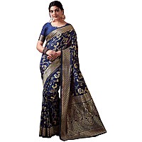 Sugathari Womens Banarasi Saree Pure Kanjivaram Silk Saree Soft new ladies 2023 Design Wear Pattu Sarees Latest Party Sari colle