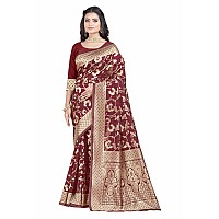 Sugathari Womens Banarasi Saree Pure Kanjivaram Silk Saree Soft new ladies 2023 Design Wear Pattu Sarees Latest Party Sari colle