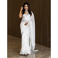 C J Enterprise Womens Banarasi Pure Kanjivaram Silk Saree Cotton Spun Saree for Wedding Soft Design Wear Pattu Sarees Latest Sar