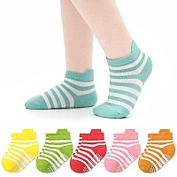 Momisy Baby Girl Boys Children Non Slip Toddlers Infant Children Cotton Stretch Crew Anti Skid Slip Socks6 Pairs Antiskidstri