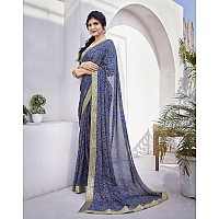 Yashika Woven Georgette Womens Saree AZYSP1HARMANSHEFALIYASTIKAParentNavy