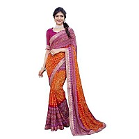 Yashika Woven Georgette Womens Saree AZYSP1HARMANSHEFALIYASTIKAParentPurple