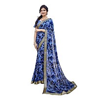 Yashika Woven Georgette Womens Saree AZYSP1CHAYAKIYARAMAYAZUBIYAParentBlue 01