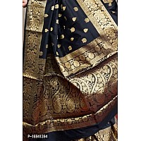 C J Enterprise Womens Banarasi Saree Pure Kanjivaram Silk Saree Soft Design Wear Pattu Sarees Latest Cotton With Blouse Piece Ka