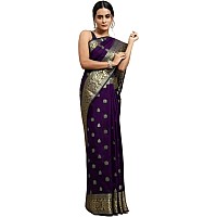 C J Enterprise Womens Banarasi Saree Pure Kanjivaram Silk Saree Soft Design Wear Pattu Sarees Latest Cotton With Blouse Piece Ka