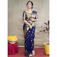 C J Enterprise Womens Banarasi Saree Pure Kanjivaram Silk Saree Soft Design Wear Pattu Sarees Latest Cotton With Blouse Piece Ka