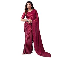 Satrani Womens Satin Saree 3111S417NDark Maroon4