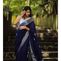 SHIVANAA Womens Jacquard Saree With Blouse MaterialSD682