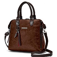 Vismiintrend Leather Sling Satchel Brown Handbag For Women & Girls| Casual Shoulder Bags For Travel, Office, College | Side Purse For Birthday, Anniversary Gift For Wife & Rakhi Gift For Sisters