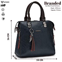 Vismiintrend Leather Sling Satchel Handbag For Women & Girls| Casual Black Shoulder Bags For Travel, Office, College | Side Purse For Birthday, Anniversary Gift For Wife/Mother & Rakhi Gift For Sister