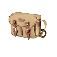 Billingham Hadley Small Canvas Camera Bag Khaki Canvastan Leather