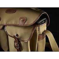 Billingham Hadley Small Canvas Camera Bag Khaki Canvastan Leather