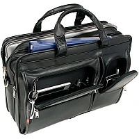 Mckleinusa Hubbard156 Leather Double Compartments Laptop Case