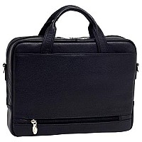 Mckleinusa S Series Montclare Pebble Grain Calfskin Leather 13 Leather Laptop Tablet Briefcase Black 15495 One Size