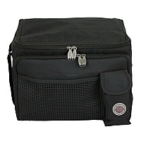 Transworld Durable Deluxe Insulated Lunch Cooler Bag Many Colors And Size Available 13 12X10X10 Black