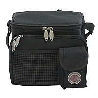 Transworld Durable Deluxe Insulated Lunch Cooler Bag Many Colors And Size Available 9 X 7 X 8 Black