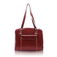 Mckleinusa W Series Glenview Top Grain Cowhide Leather 15 Leather Ladies Laptop Briefcase Red 94746One Size