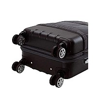 Rockland Milan Hybrid Spinner Wheel Luggage Set, Brown, 3-Piece (202428)