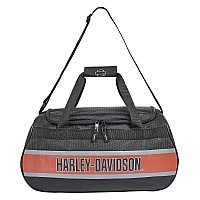 Harleydavidson Trailblazer 1 Logo Duffel Bag Wadjustable Strap Rust Vintage Large