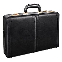 Mcklein V Series Lawson Top Grain Cowhide Leather Leather 35 Attach Briefcase Black 80455