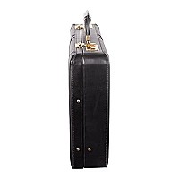 Mcklein V Series Lawson Top Grain Cowhide Leather Leather 35 Attach Briefcase Black 80455