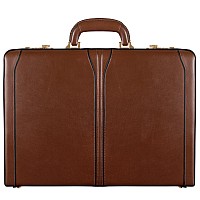 V Series Lawson Leather 35 Attach Briefcase Brown