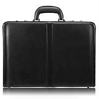 V Series Reagan Leather 35 Attach Briefcase Black