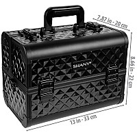 Shany Premier Fantasy Professional Makeup Train Case Cosmetic Box Portable Make Up Case Organizer Jewelry Storage With Locks 3