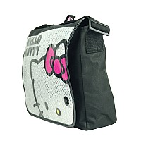 Hello Kitty Face Messenger Bag White