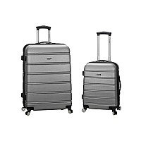 20 Inch , 28 Inch 2Pc Expandable Abs Spinner Set - Silver