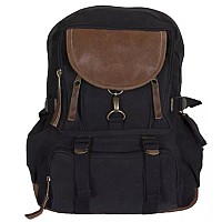 Retro Parisian City Daypack Black