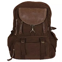 Retro Parisian City Daypack Vintage Brown