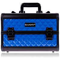 Shany Premier Fantasy Professional Makeup Train Case Cosmetic Box Portable Makeup Case Organizer Jewelry Storage With Locks 3 T