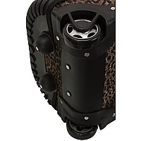 19 Inch Rolling Backpack - Leopard