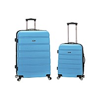 20 Inch , 28 Inch 2Pc Expandable Abs Spinner Set - Turquoise