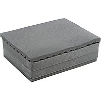 Pelican 1500 1501 Upgraded 4 Piece Foam Set 1 Convoluted Lid Foam 2 Middle Pluck Pieces And 1 Bottom Pad