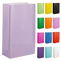 Thepaperbagstore 30 Paper Bags For Gifts And Parties Lilac 140 X 245 X 70 Mm