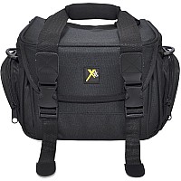 Xit Xtcc4 Deluxe Digital Cameravideo Padded Carrying Case Medium Black