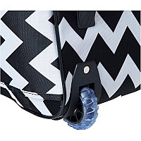 22 Inch Rolling Duffle Bag - Pinkchevron