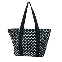 Disney Mickey And Minnie Mouse Icon Polka Dot Travel Beach Tote Mickey