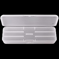 Beauticom Doublelayer Personal Storage Storage Case For Professional Nail Art Pens Nail Brush Tools Frosted White