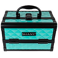 Shany Chic Makeup Train Case Cosmetic Box Portable Makeup Case Cosmetics Beauty Organizer Jewelry Storage With Locks Multi Tray