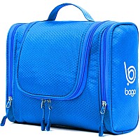 Bago Travel Toiletry Bag For Women And Men - Large Waterproof Hanging Large Toiletry Bag For Bathroom And Travel Bag For Toiletries Organizer -Travel Makeup Bag (Blue)