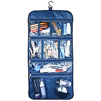 Freegrace Premium Hanging Toiletry Travel Bag Cosmetic Jewelry Toiletry Accessory Storage Organizer Bag Large Size Vario