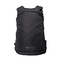 Mountain Warehouse Packaway Backpack Waterproof Travel Rucksack Black