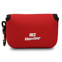 Megagear Ultra Light Neoprene Camera Case Bag With Carabiner For Panasonic Lumix Dczs80 Dczs70 Dmczs100 Dctz95 Dctz