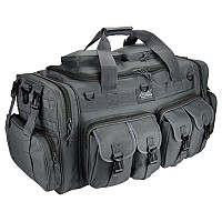 Npusa Mens Large 30 Inch Gunmetal Duffel Duffle Military Molle Tactical Cargo Gear Shoulder Bag