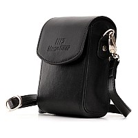 Megagear Nikon Coolpix A900 Leather Camera Case With Strap Black Mg882