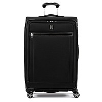 Travelpro Platinum Elite Softside Expandable Checked Luggage 8 Wheel Spinner Large Suitcase Tsa Lock Men And Women Shadow Bl