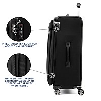 Travelpro Platinum Elite Softside Expandable Checked Luggage 8 Wheel Spinner Large Suitcase Tsa Lock Men And Women Shadow Bl